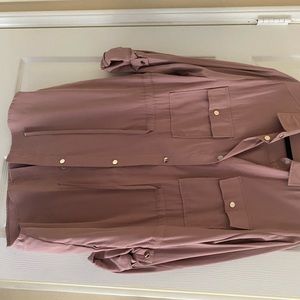 Zara button down top